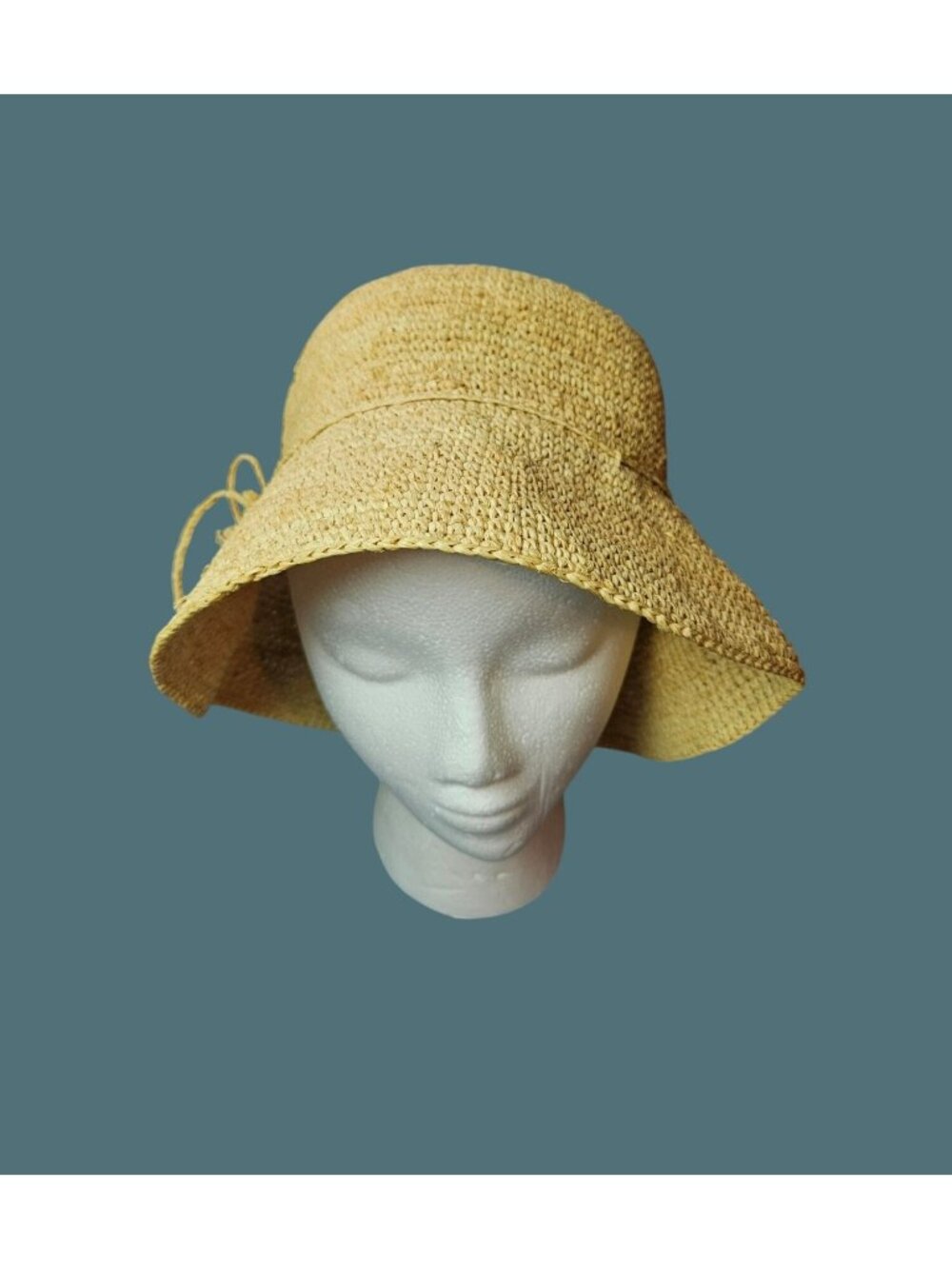 Wide Brim Straw Sun Hat For Women